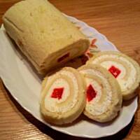 Rolada śmietankowa z galaretką