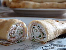 Fot. Beata23, Naleśniki z szynką i serkiem ze szczypiorkiem