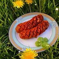 Kiełbaski w ostrej glazurze