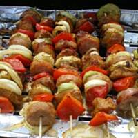 Szaszłyki z kurczaka i warzyw