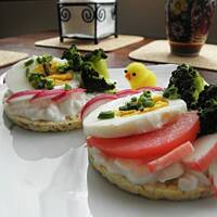 Lekko z serkiem i brokułem.