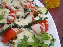 Fot. filonka86, Letnia sałatka z grillowaną cukinią