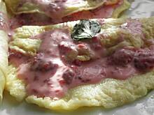 Fot. msewka, Niby omlet z  malinami.