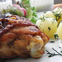 Udka pieczone teriyaki