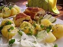 Fot. msewka, Roladki drobiowe z mozarellą i pomidorem.