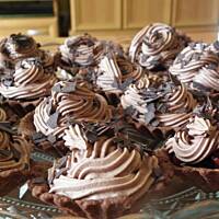 Babeczki czekoladowe z  wiśniami.