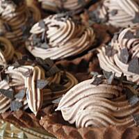 Babeczki czekoladowe z  wiśniami.