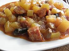 Fot. msewka, Leczo z pieczarkami.