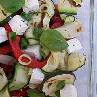 Sałatka z grillowanych warzyw