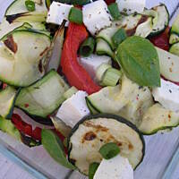 Sałatka z grillowanych warzyw