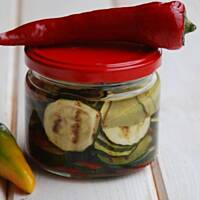 Grillowana cukinia w zalewie