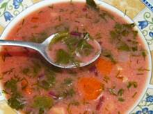 Fot. Anna Z, Zupa z botwinką