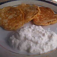 Placuszki na maślance o smaku pieczonego jabłka