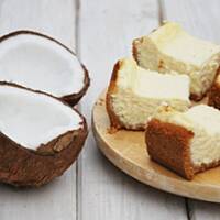 Sernik kokosowy na herbatnikach