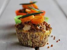 Fot. superbaba4, Gryczane babeczki z mięsem i jajkiem