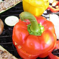 Grillowane faszerowane papryki