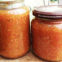 Sok pomidorowy z czosnkiem i oregano.