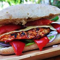 Grillowane chicken burgery