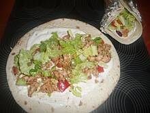 Fot. agawkuchni, Tortille z kurczakiem i warzywami
