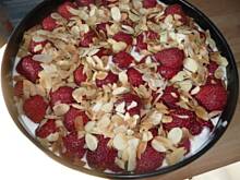 Fot. agawkuchni, Truskawkowy torcik z migdałami