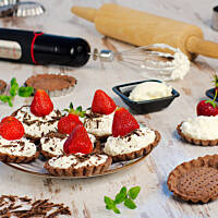 Tartaletki Mascarponetki truskawkowe