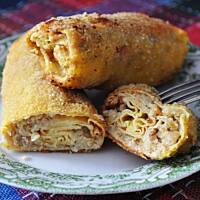 Krokiety z kapustą i mięsem