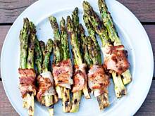 Fot. wjosna, Szparagi grillowane z boczkiem