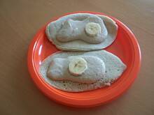 Fot. mniamniocha, Zdrowo i kolorowo - placuszki "puchatki" z musem owocowym