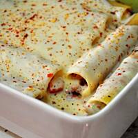 Cannelloni z tuńczykiem i papryką