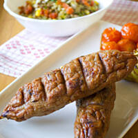 Grillowane kofty wołowe