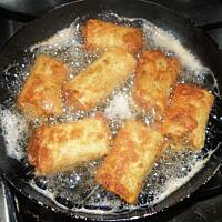 krokiety z cannelloni z mięsem z rosołu