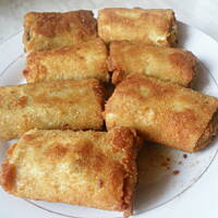 krokiety z cannelloni z mięsem z rosołu