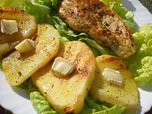 Fot. filonka86, Grillowany kurczak z gruszką i camembertem