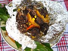 Fot. beatkaa153, Grillowana kaszanka z dodatkami