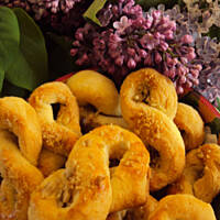 Kruche precelki z ziarnem słonecznika