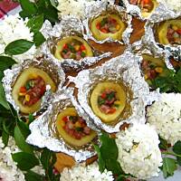 Kolorowe ziemniaki z grilla