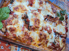 Fot. przejs, Zapiekanka z cukinii i mięsa mielonego