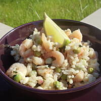 Risotto z krewetkami