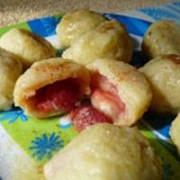 Knedle z truskawkami