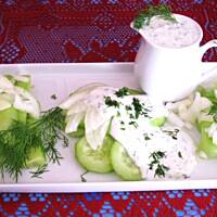 Ogórki z aromatycznym sosem