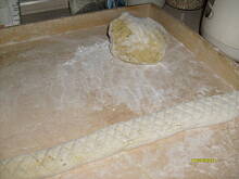 Fot. pwyso, ziołowe kopytka w grzybowym sosie