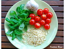 Fot. Brenia, Makaron tagliatelle al pesto trapanese