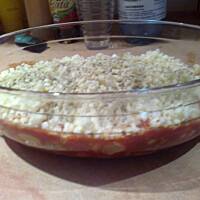 Tortellini zapiekane w sosie pomidorowym