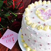 Tort bananowo-wiśniowy