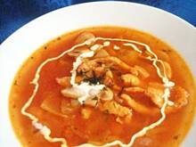 Fot. Mloda, Zupa pomidorowo - pieczarkowa z kurczakiem