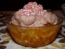 Fot. Anna Z, Kisielowy deser z jabłkami na zimno