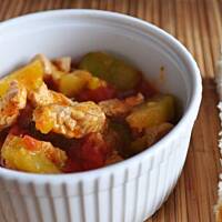 Szybka potrawka z indyka i cukinii