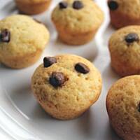 Kukurydziane muffinki z czekoladowymi kropeczkami