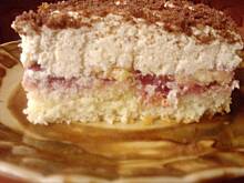 Fot. baryz1, Ciasto z masą kokosową i kruchymi ciastkami