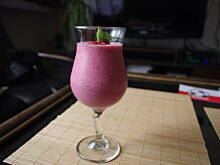 Fot. paancia, Shake - koktajl z malinami lub  truskawkami na jogurcie :-)